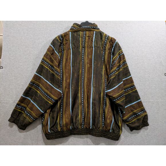 Kaktus Jacket Women's Plus 3X Multicolor Western Boho Full Zip Ethnic Vintage - Picture 7 of 8